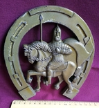 Souvenir - Horseshoe with rider. Hero. / horseshoe / gardener., photo number 4