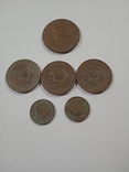 Lot of six coins 3.2 and 1/2 to the end, photo number 3