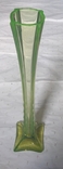 Before 1917 Antique vase-berets Uranium glass 45 cm., photo number 4