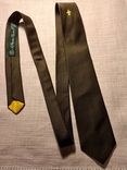 Коричневый шёлковый галстук королевская лилия Edsor Германия, фото №4