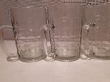 Beer glasses of the USSR. SAZ. 3 pieces., photo number 8