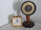 Table clock OZ, Amber. Interior and alarm clock. On the go., photo number 2