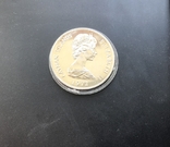 2 доллара Каймановы острова 1972 серебро, фото №2