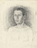 Drawing portrait of a young man, photo number 2