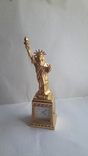 Statuette "Statue of Liberty" with a clock, photo number 2