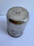 Стопка стакан серебро 875 клеймо ЮТФ 1950-1952 гг., фото №7