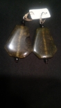 Earrings made of natural stone. 925 New., photo number 2