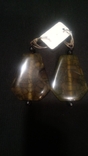 Earrings made of natural stone. 925 New., photo number 12