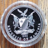 Olympics Atlanta 1996 Namibia 10 dollars Silver 925 tier.6000, photo number 3