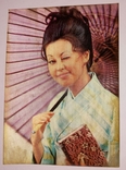 Стерео открытка Toppan Япония, подмигивающая девушка, фото №4