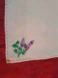 Embroidered lilac napkin, photo number 4