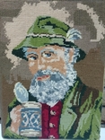 Tapestry ''Beer Lover'', Bavaria, Germany. Original, photo number 2