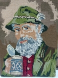 Tapestry ''Beer Lover'', Bavaria, Germany. Original, photo number 3