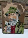 Tapestry ''Beer Lover'', Bavaria, Germany. Original, photo number 5