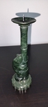Candlestick "Bear". Green stone., photo number 7