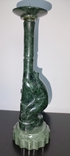 Candlestick "Bear". Green stone., photo number 9