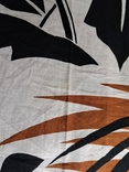 Большой платок шарф двусторонний рисунок Пантера сафари 128/99 см, фото №7