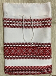 Лляні ткані мішечки 16:24 см, торбинки з вишивкою в етно стилі, подарункові мішки, фото №9