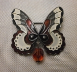 Брошка метелик в емалі МКС з минулого., фото №2
