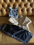 Дубленка теплая, шапка, штаны Mothercare в подарок, 4-5 лет, фото №8