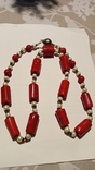 Coral necklace, river pearl, photo number 2