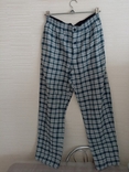 MarksSpenser Теплые байковые мужские пижамные брюки хлопок в клеточку 48, фото №3