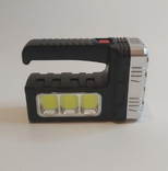 Світлодіодний ручний акумуляторний ліхтар із повербанком і сонячною панеллю, фото №4