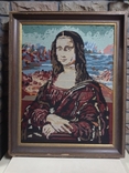 Старовинний гобелен "Мона Ліза" Леонардо да Вінчі, з Німеччини, фото №4
