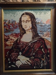 Antique tapestry "Mona Lisa" by Leonardo da Vinci, from Germany, photo number 8