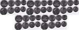 Fiji Fiji - 5 pcs x set 4 coins 5 10 20 50 Cents 2009 - 2010, photo number 2