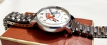 Watch Zarya-Skaters 21 stones in a chrome case on a bracelet of the USSR, photo number 7