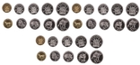 Rhodesia Родезия - 3 шт х набор 5 монет 1 5 10 25 50 Cents 2018, фото №2