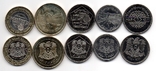 Syria Syria - 5 pcs x set of 5 coins 1 2 5 10 25 Pounds 1993 - 2003, photo number 3