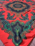 Яркий платок без использования 77,5/76 см, фото №4