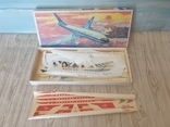 Model of the Mercure aircraft in the original 1:100 GDR box, photo number 4