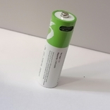 Литиевый аккумулятор, перезаряжаемая батарейка АА, 2600 mWh, USB, Type-c, фото №3