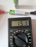 Литиевый аккумулятор, перезаряжаемая батарейка АА, 2600 mWh, USB, Type-c, фото №5