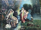 Painting on canvas three maidens, photo number 2