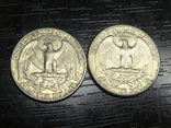 25 US cents 1986 (two varieties), photo number 3
