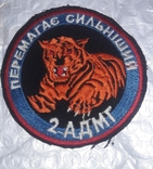 Chevron Patch PV Ukraine Border Guard 2 ADMG Tiger PVU., photo number 2