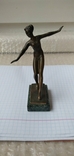 Statuette, figurine Gymnastics, Olympiad, USSR. Bronze., photo number 2