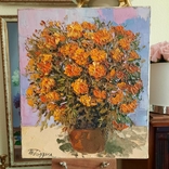 Painting Taras Dudka ''Marigolds'' oil on canvas/2015, photo number 4