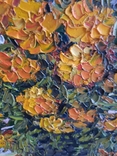 Painting Taras Dudka ''Marigolds'' oil on canvas/2015, photo number 8
