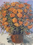 Painting Taras Dudka ''Marigolds'' oil on canvas/2015, photo number 13