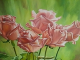 Painting Bukouros Kateryna ''Roses'' 55/65 canvas/oil on canvas 2011, photo number 4