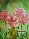 Painting Bukouros Kateryna ''Roses'' 55/65 canvas/oil on canvas 2011, photo number 11