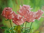 Painting Bukouros Kateryna ''Roses'' 55/65 canvas/oil on canvas 2011, photo number 12
