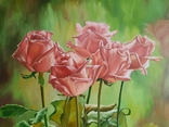 Painting Bukouros Kateryna ''Roses'' 55/65 canvas/oil on canvas 2011, photo number 13