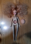 Barbie Doll Puff Pregnant With Baby Polyethylene Belly Face PVC, photo number 6