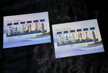 Lighthouses of Ukraine, 2010. Philatelic pair with broadband access (first day stamp), photo number 2